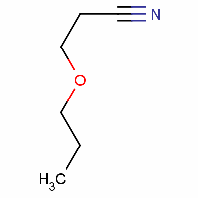 3-丙氧基丙腈结构式_51299-82-2结构式
