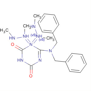 N,n-双(二甲基氨基)-n,n-二苄基-1,3,5-三嗪-2,4,6-三胺结构式_51304-96-2结构式