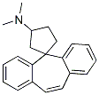 N,N-二甲基螺[5h-二苯并[a,d]环庚烯-5,1-环戊并n]-3-胺结构式_51360-00-0结构式