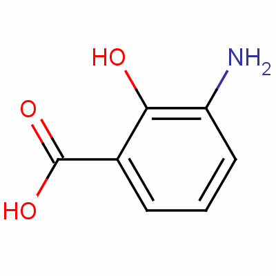 3-氨基-2-羟基苯甲酸结构式_51481-17-5结构式