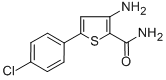 3-氨基-5-(4-氯苯基)噻吩-2-羧酰胺结构式_515142-45-7结构式