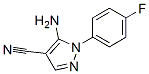 5-Amino-1-(4-fluorophenyl)-1H-pyrazole-4-carbonitrile Structure,51516-70-2Structure
