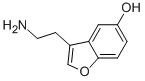 3-(2-氨基乙基)-5-苯并呋喃醇结构式_51580-91-7结构式