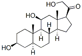 3-Beta,11-beta,21-trihydroxy-5-alpha-pregnan-20-one Structure,516-16-5Structure