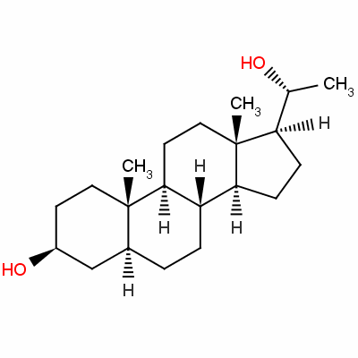 别孕甾烷二醇结构式_516-53-0结构式