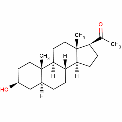 别孕烯醇酮结构式_516-55-2结构式