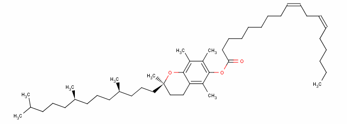 alpha-生育酚亚油酸酯结构式_51744-92-4结构式