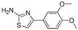 4-(3,4-Dimethoxyphenyl)-1,3-thiazol-2-amine Structure,51837-85-5Structure