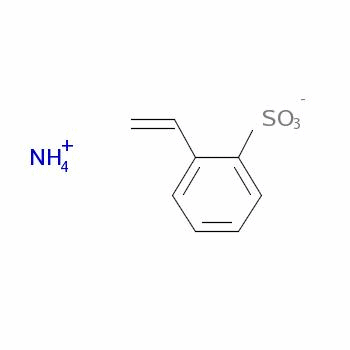 乙烯基苯磺酸铵结构式_51898-85-2结构式
