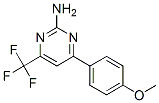 4-(4-Methoxyphenyl)-6-(trifluoromethyl)pyrimidin-2-amine Structure,519056-51-0Structure