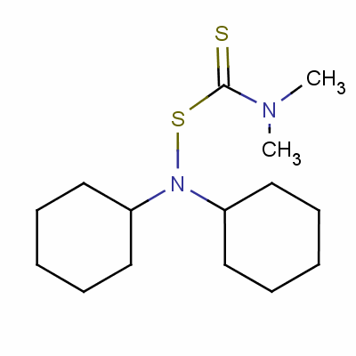 N-环己基-n-[[(二甲基氨基)硫氧代甲基]硫代]环己胺结构式_51976-94-4结构式