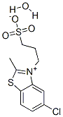 3-(5-Chloro-2-methyl-1,3-benzoxazol-3-ium-3-yl)propane-1-sulfonate Structure,51981-33-0Structure