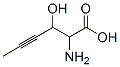 2-氨基-3-羟基-4-己炔酸结构式_51995-91-6结构式