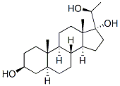 5-Alpha-孕烷-3-beta, 17,20-alpha-三醇结构式_520-86-5结构式