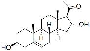 5-孕烯-3-beta, 16-alpha-二醇-20-酮结构式_520-88-7结构式