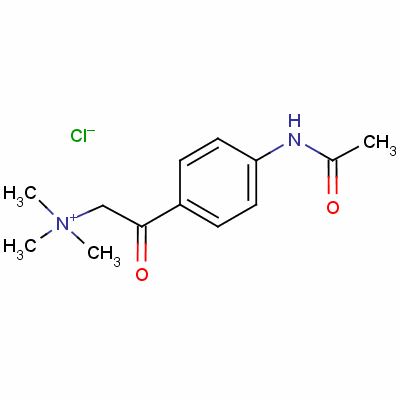 (4-乙酰氨基甲磺酰基)三甲基氯化铵结构式_52018-82-3结构式