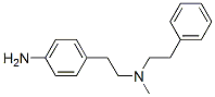 4-氨基-n-甲基-n-(2-苯基乙基)苯乙胺结构式_52059-41-3结构式