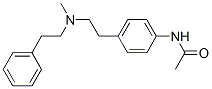 N-[4-[2-[甲基 (2-苯基乙基)氨基]乙基]苯基]乙酰胺结构式_52059-42-4结构式