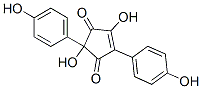 2,4-二羟基-2,5-双(4-羟基苯基)-4-环戊烯-1,3-二酮结构式_52077-14-2结构式