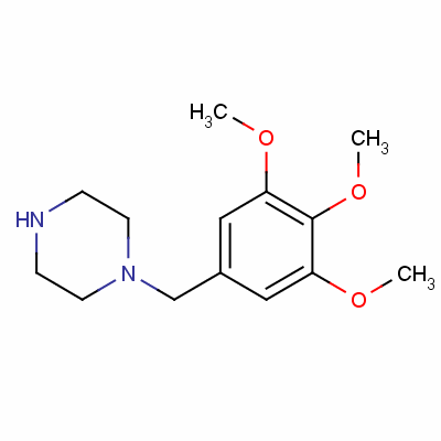 1-(3,4,5-Trimethoxy-benzyl)-piperazine Structure,52146-35-7Structure