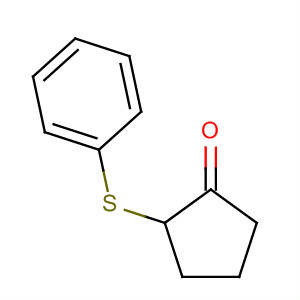 2-(苯基硫代)环戊酮结构式_52190-40-6结构式