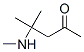 (9ci)-4-甲基-4-(甲基氨基)-2-戊酮结构式_52221-51-9结构式