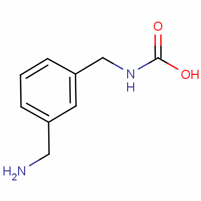 [[3-(氨基甲基)苯基]甲基]氨基甲酸结构式_52235-55-9结构式