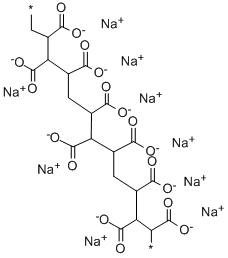 聚(丙烯酸-co-马来酸)钠盐结构式_52255-49-9结构式