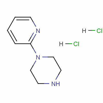 1-(2-吡啶)哌嗪双盐酸盐结构式_52266-53-2结构式