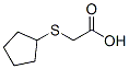 (9ci)-(环戊基硫代)-乙酸结构式_52363-14-1结构式
