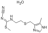 1-Cyano-2-methyl-1-[2-(5-methylimidazol-4-yl-methylthio)ethyl]isothiourea Structure,52378-40-2Structure