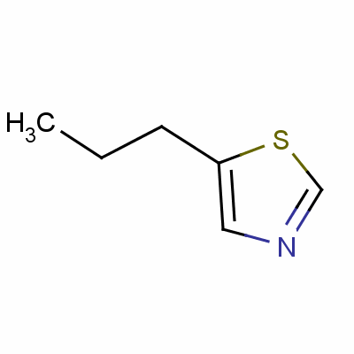5-丙基噻唑结构式_52414-82-1结构式