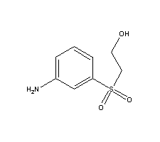 2-[(3-氨基苯基)磺酰基)乙醇结构式_5246-57-1结构式