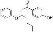 2-丁基-3-(4-羟基苯甲酰基)苯并呋喃结构式_52490-15-0结构式