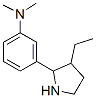(9ci)-3-(3-乙基-2-吡咯烷)-N,N-二甲基苯胺结构式_524918-49-8结构式