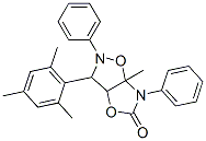 3,3A,6,6a-四氢-6a-甲基-2,6-二苯基-3-(2,4,6-三甲基苯基)噁唑并[5,4-d]异噁唑-5(2H)-酮结构式_52512-32-0结构式