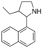 (9CI)-3-乙基-2-(1-萘)-吡咯烷结构式_525537-17-1结构式