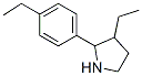 (9CI)-3-乙基-2-(4-乙基苯基)-吡咯烷结构式_525537-54-6结构式