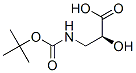 3-Tert-Butoxycarbonylamino-(S)-2-hydroxy-propionic acid Structure,52558-24-4Structure