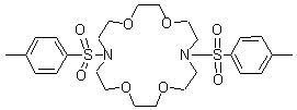 7,16-Bis[(4-methylphenyl)sulfonyl]-1,4,10,13-tetraoxa-7,16-diazacyclooctadecane Structure,52601-78-2Structure
