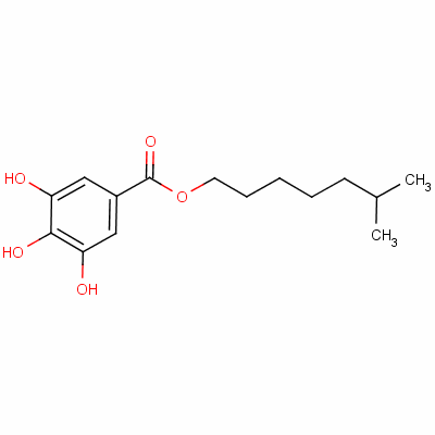 Isooctyl gallate Structure,52655-08-0Structure