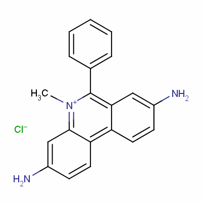 3,8-Diamino-5-methyl-6-phenylphenanthridinium chloride Structure,52671-18-8Structure
