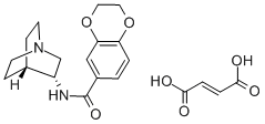 N-[(3R)-1-氮杂双环[2.2.2]辛-3-基]-2,3-二氢-1,4-苯并二氧杂环己烷-6-甲酰胺(2E)-2-丁烯二酸酯(1:1)结构式_527680-56-4结构式
