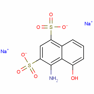 1-Amino-8-naphthol-2,4-disulfonic acid monosodium salt hydrate Structure,52789-62-5Structure