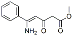 5-氨基-3-氧代-5-苯基-4-戊烯酸甲酯结构式_52812-85-8结构式