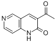 3-乙酰基-1,6-萘啶-2(1h)-酮结构式_52816-63-4结构式