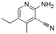 2-氨基-5-乙基-4-甲基-3-吡啶甲腈结构式_52833-35-9结构式