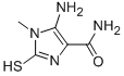 5-氨基-2-巯基-1-甲基-1H-咪唑-4-甲酰胺结构式_52868-67-4结构式