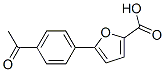 5-(4-乙酰苯基)-2-糠酸结构式_52938-95-1结构式