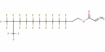 2-(全氟-9-甲基癸基)丙烯酸乙酯结构式_52956-81-7结构式